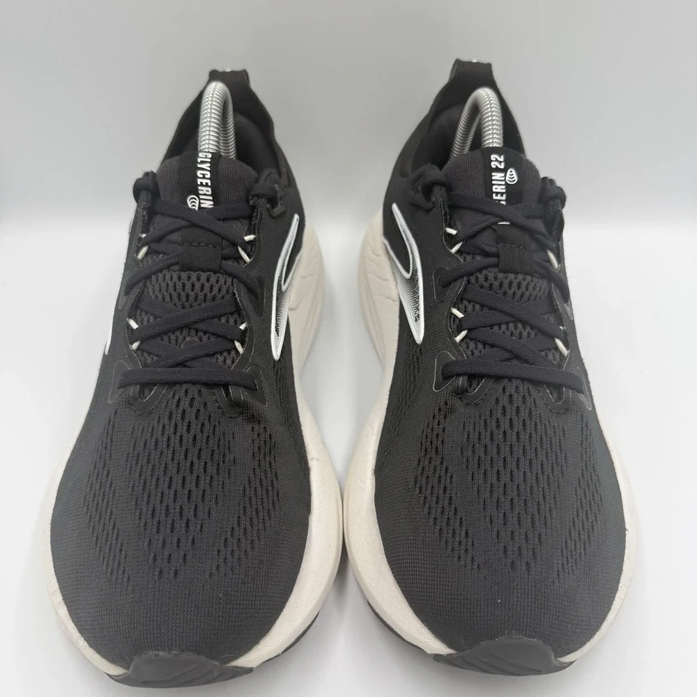 Brooks Glycerin 22 Women's Size 11 Black White‎ Athletic Running Shoes Sneakers
